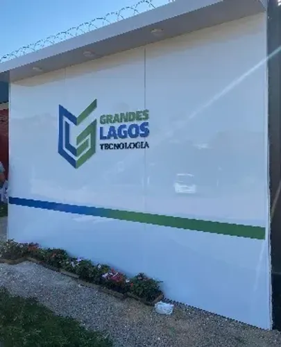 Logo em pvc expandido com pintura