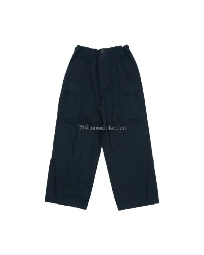 calça cargo oversize balenciaga garderobe em navy