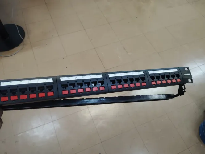 Patch panel cat 6 e cat 5 Furukawa