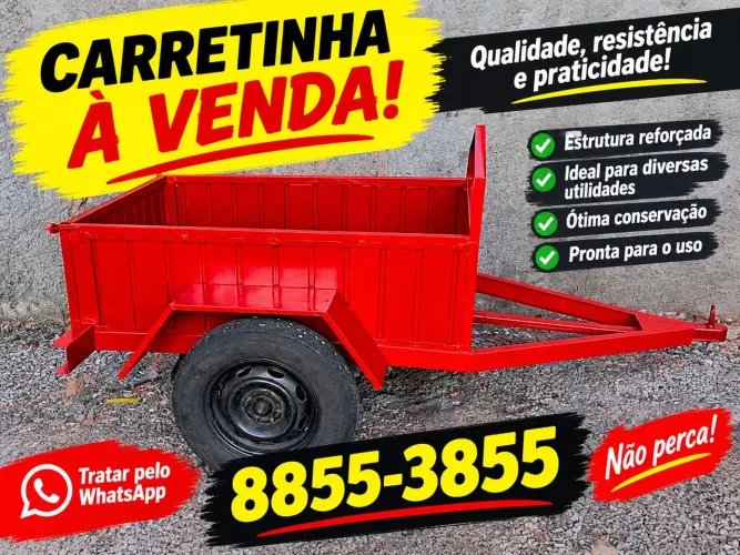 Carretinha para moto ir carro $ 3.390