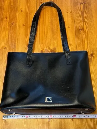 celine paris tote bag couro preto forro jacquard original 100% original