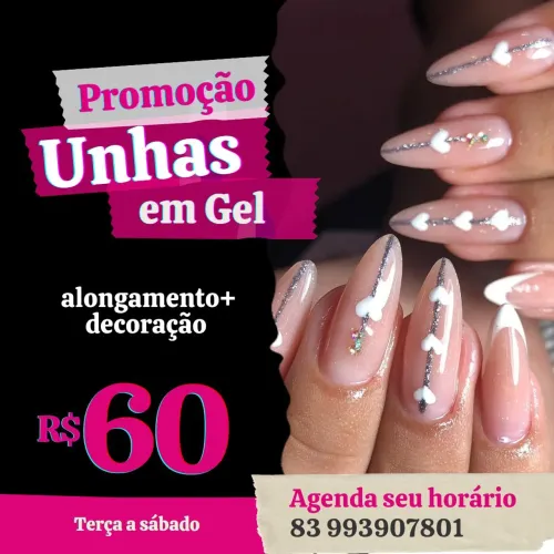 Promoção unha em gel