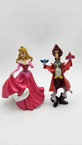 Miniaturas Aurora e amigos (Disney Store)