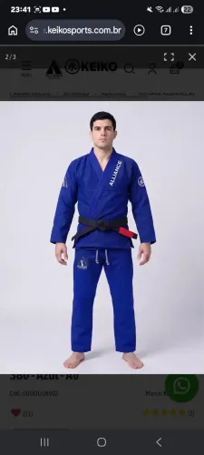 Kimono Aliance com Faixa Branca 