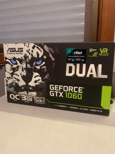 Placa de Vídeo ASUS GeForce GTX 1060 3GB