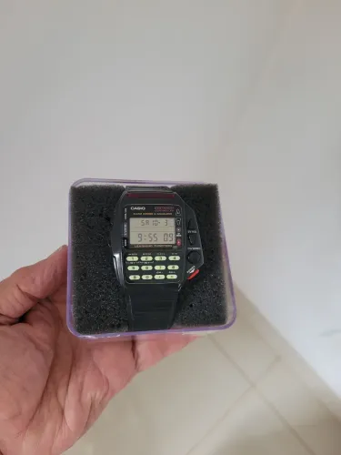 Relógio casio calculadora controle remoto cmd 40