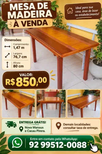 Mesa de madeira