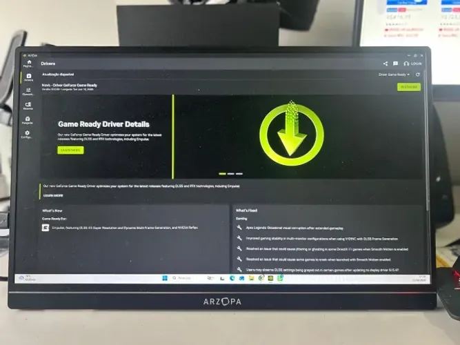 Monitor Portátil ARZOPA 15.6" Full HD - Novo/Excelente estado
