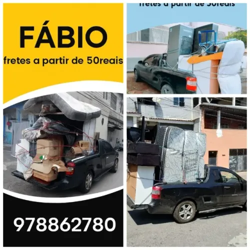 Frete e fretes jacarepagua, vila isabel, rocinha, manguinhos, ilha, vicente de carvalho