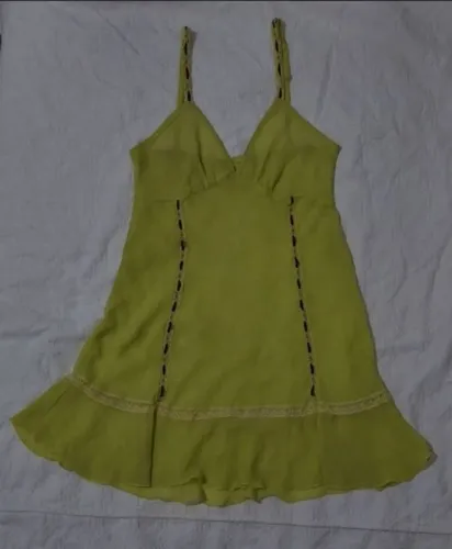 babydoll verde claro y2k 