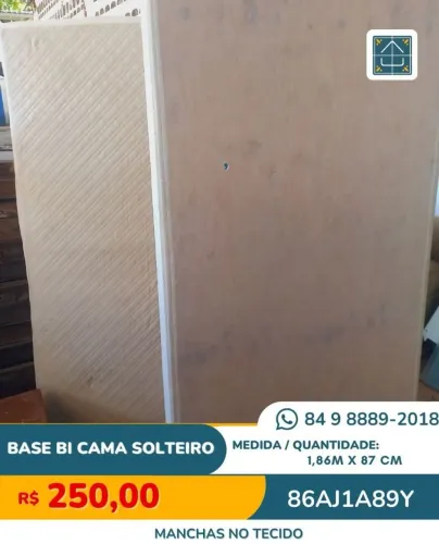 Base Bi Cama Solteiro