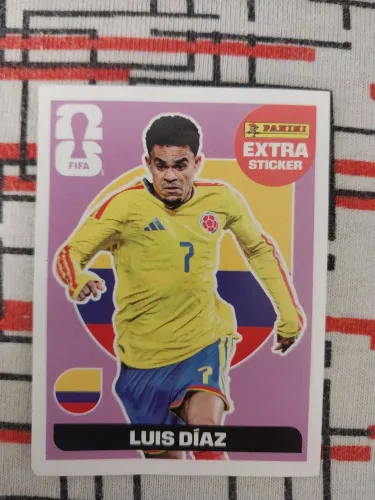 Vendo figurinha do jogador Luis Díaz da Colômbia!!