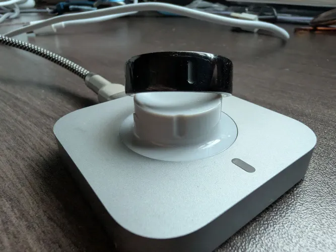 Oura ring 4th gen tamanho 11 preto em perfeito estado 4 meses de uso 