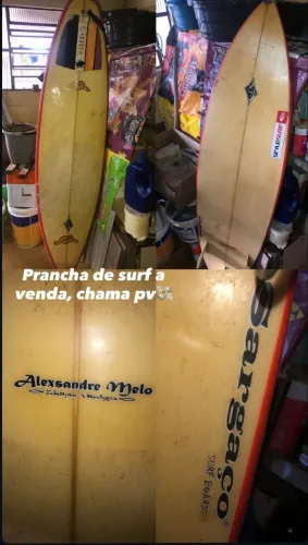 Prancha de surf sargaço