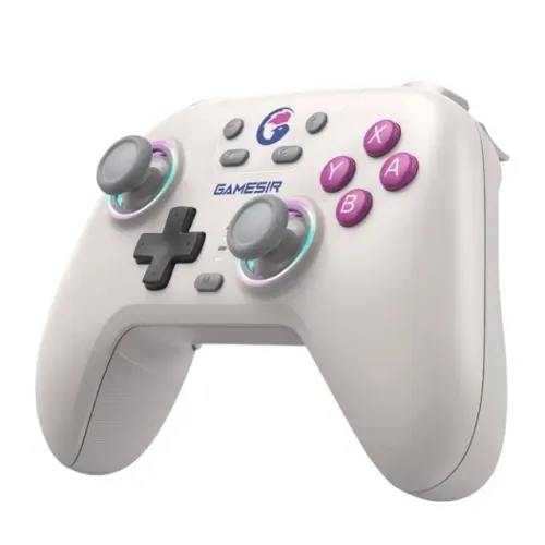 Controle Gamesir T4 Nova, HD Rumble Retro White