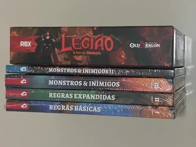 Kit RPG Old Dragon - 5 Livros + Box Legião (vide descrição)