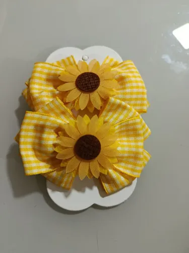 Par de Laços Girassol