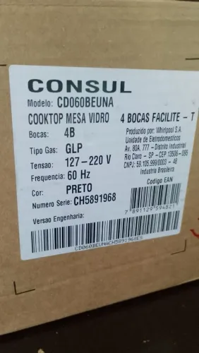 Fogão Cooktop Seminovo