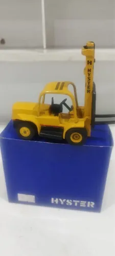 Miniatura empilhadeira Hyster MINIMAC década 80 , raridade na caixa