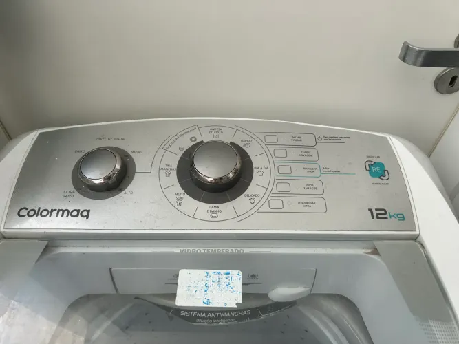 Máquina de Lavar Colormaq 12kg Automática - 3 Anos de Uso (Excelente Estado)