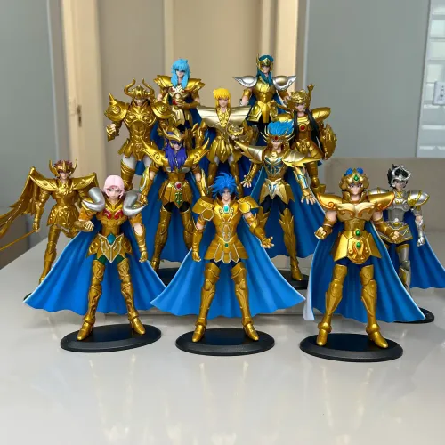 Action Figures Cavaleiros de Ouro 19 cm bonecos