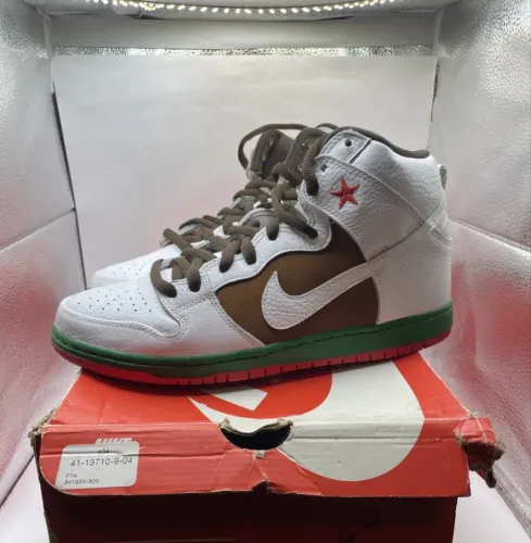 Nike Dunk High California republic original couro 40