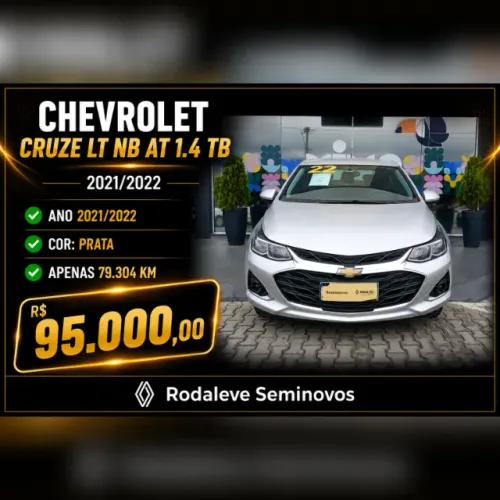 Chevrolet Cruze LT 1.4 16V Turbo Flex 4P Aut. 2022