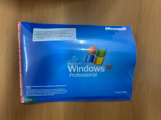 Windows XP Professional Original Microsoft OEM - Lacrado - Item de Colecionador