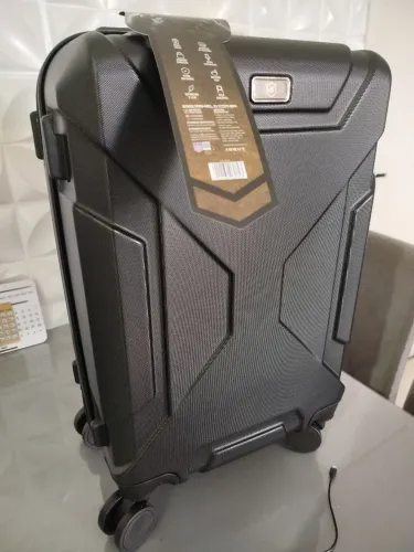 Mala de Bordo 20? com Porta-Copos Retrátil, Antifurto e Rodas 360° - Discovery - Gshield