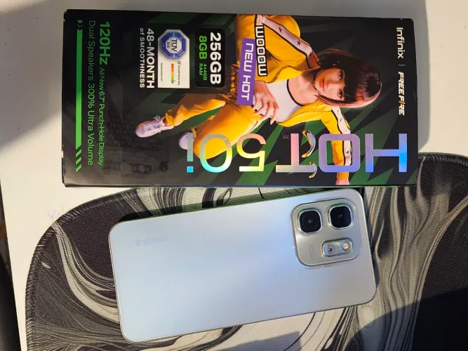 Título: Infinix Hot 50i 256GB / 4+4 8GB RAM PLUS - 7 Meses de Uso (Na Caixa)