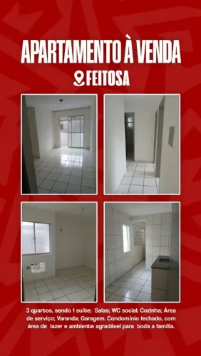 VENDO APARTAMENTO - FEITOSA 