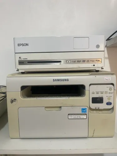 Retirada de peças impressoras samsung e hp e projetor epson