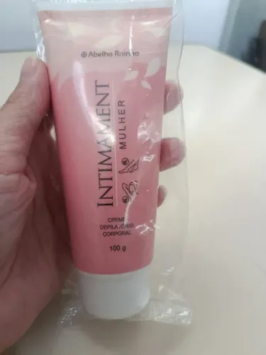 Creme depilatório corporal Intimament da marca Abelha Rainha 100g + Creme clareador