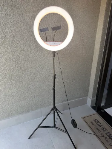Ring light 14? com tripé 