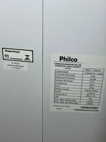 Vende se ar condicionado portátil 1 mês de uso de 12.000