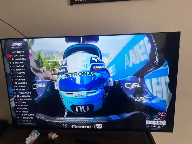 TCL, QLED Smart TV, 55?, 55P8K, 4K UHD, Google TV, 144Hz, Google Assistente.
