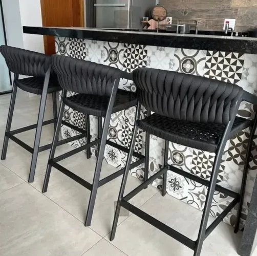 BANQUETA DE TRICÔ ( UNIDADE )