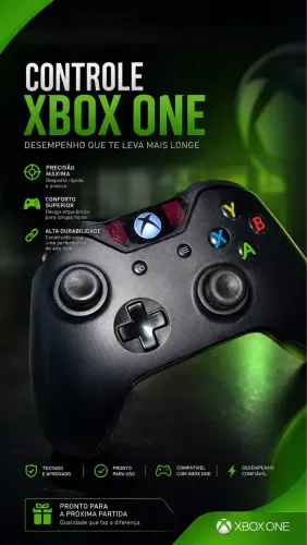 Controle Original Xbox One | Testado | Funcionando 100% | Pronto para Uso