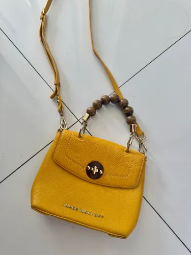 Bolsa Jorge Bischoff cor mostarda