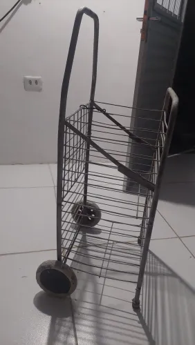 Carrinho de feira aceito cartão 