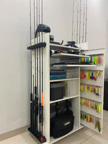 Armário de Pesca Profissional MDF - Modelo Premium