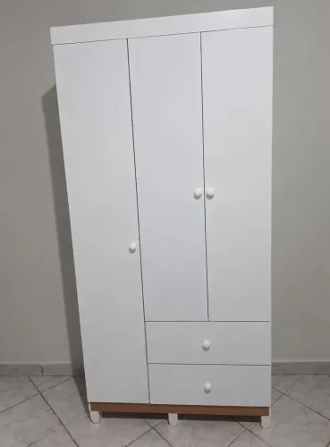 Guarda-roupa infantil branco