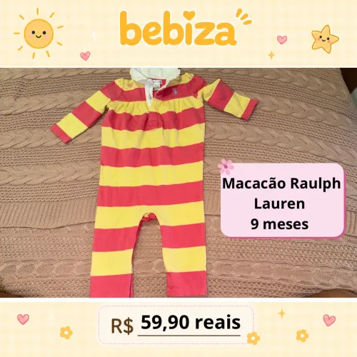 Roupa bebê raulph lauren