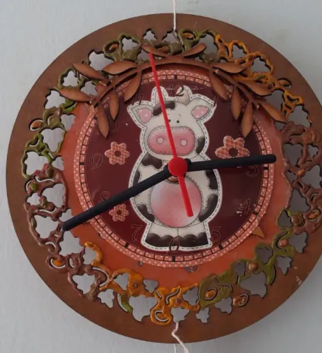 Relogio de parede artesanal