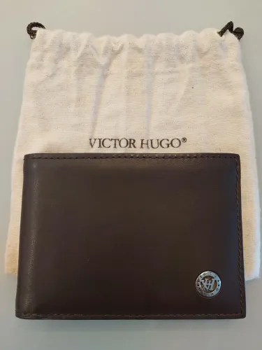 Carteira masculina Victor Hugo Jimmy 19para notas e cartões