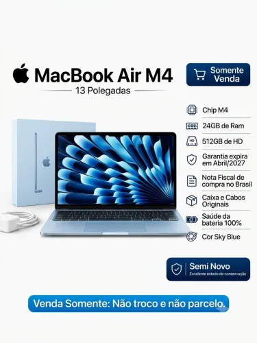 Mackbook Air M4 24/512