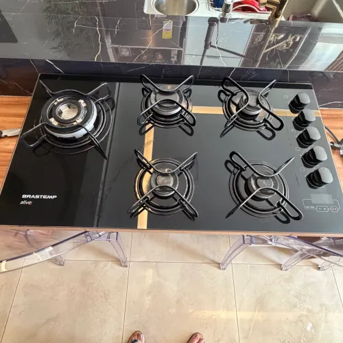 Cooktop Brastemp 5 bocas com timer