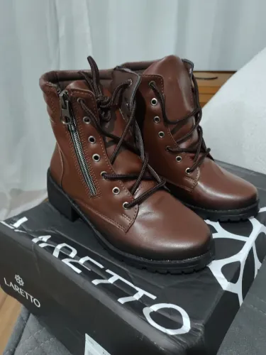 Título: Bota Loretto Marrom N°33 - Novíssima na Caixa, Nunca Usada!