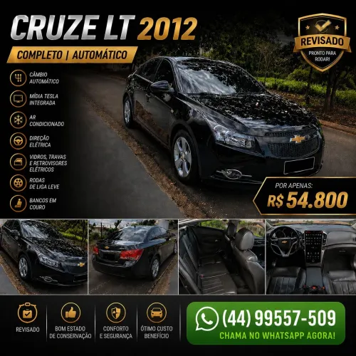 Chevrolet Cruze LT 1.8 16V Flexpower 4P Aut. 2012