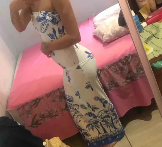 Vestido longo florido